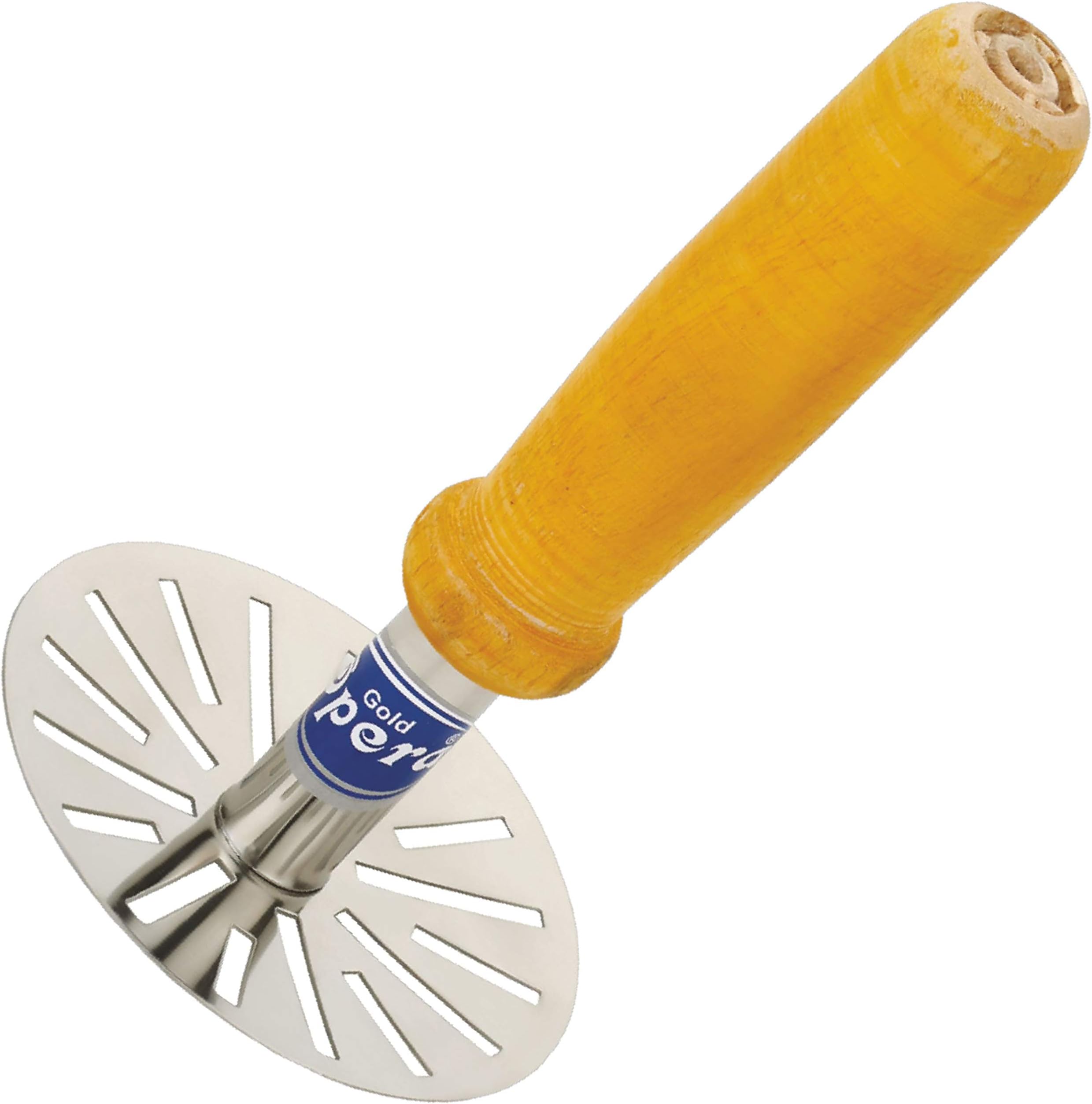 Gold Opera Potato Vegetable Pav Bhaji Masher Wood Handle