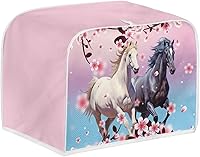 Vista 34 de doginthehole Cubierta para tostadora de libélula para cocina, fundas de electrodomésticos pequeños, estilo bohemio, para microondas, tostadora