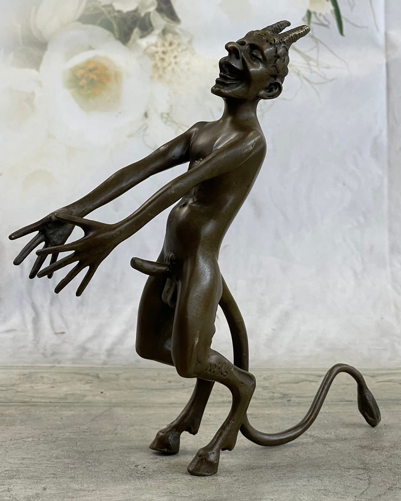 Bronze Statue of Satyr - Museum Quality Item - Ancient Greek Mythology - Satiros