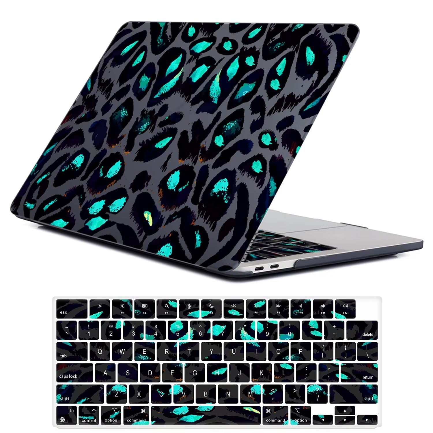 Fancity Case Compatible with MacBook Air 13.6 inch 2025 2024 2022 Release M4 A3240 M3 A3113 M2 A2681 with Touch ID & Retina Display, Translucent Hard