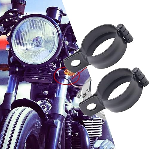 Miniatura 2 de Soportes de foco de motocicleta, abrazadera de tubo de motocicleta, soporte de señal de giro, soporte de montaje de luz antiniebla, soporte de