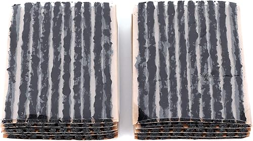 Miniatura 9 de Enchufe de neumático, 100 piezas de goma de sellado de neumáticos de 3.9 x 0.1 pulgadas sin cámara para neumáticos de automóvil, motocicleta, kit de