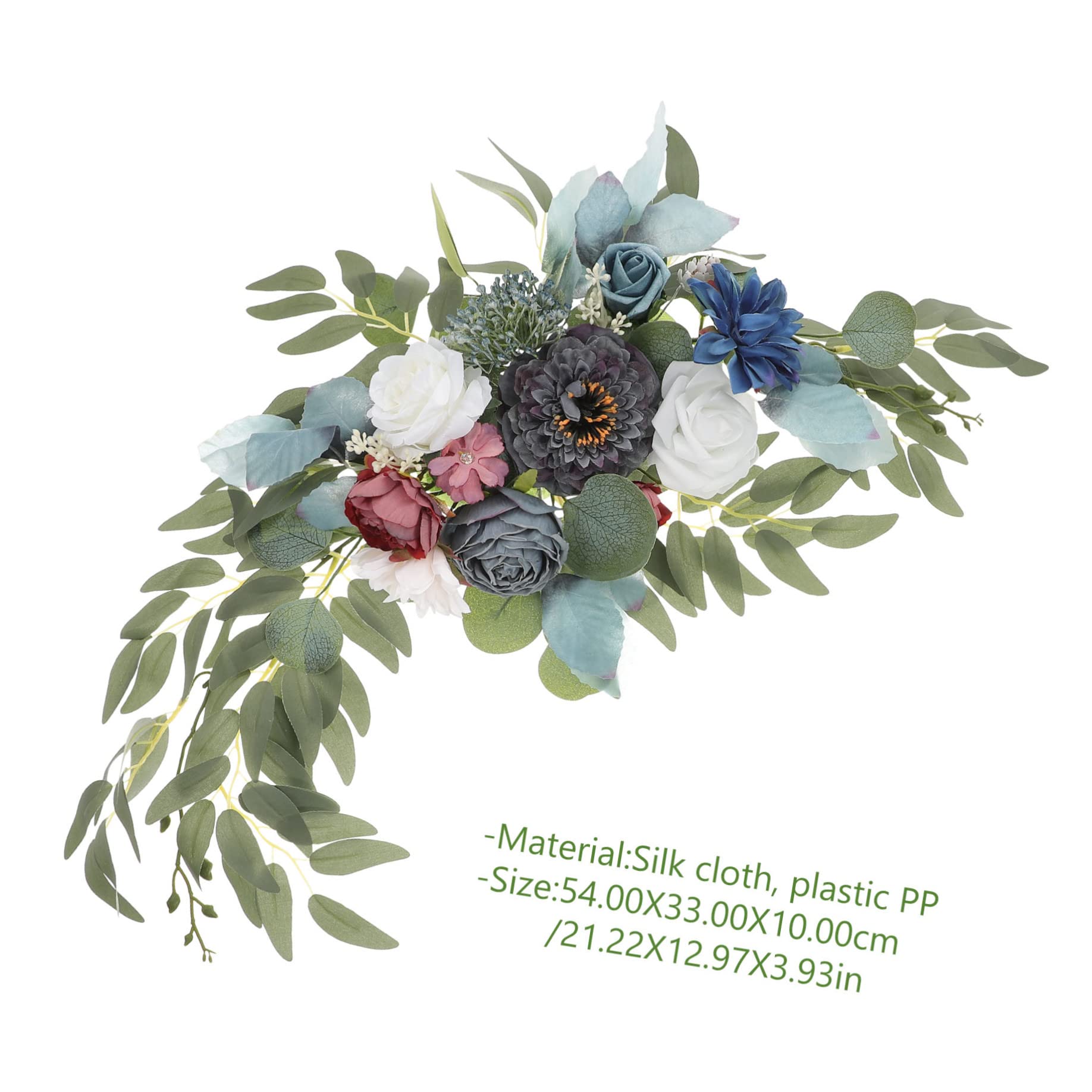 jojofuny Künstliche Hochzeitsbogen Blumen 2 Stück aus Seidenstoff für Deko | Pp und Schaumstoffdetails, Pflegeleicht und Verwelkungsfrei, für Outdoor und Tischmitte, Elegant und Ansprechend