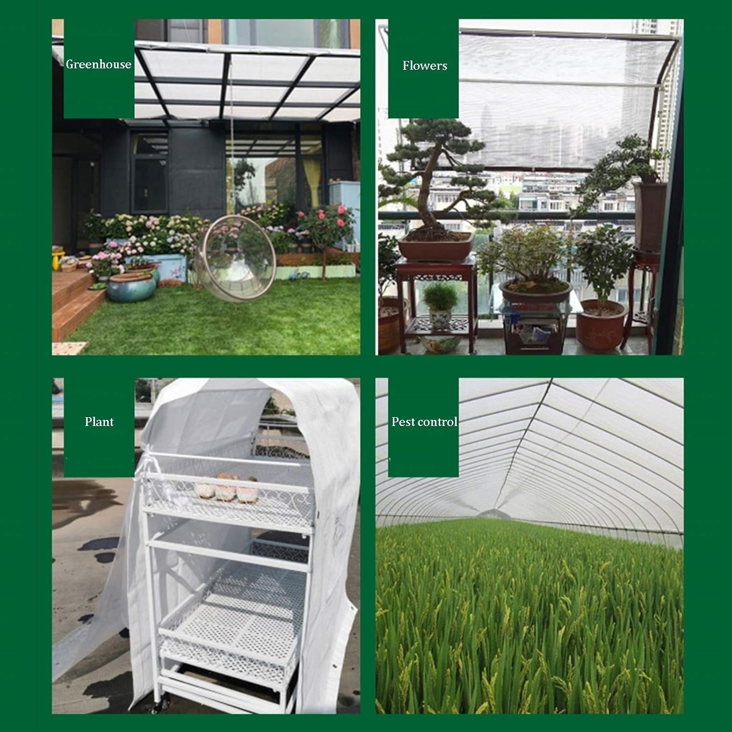 Sunblock Shade Cloth HDPE Cool Down UV Resistant Tear Resistance Garden Shade Net for Summer Outdoor Patio Flowers Roof Pond Privacy Fence, Customizable (Color : White, Size : 2x4m)