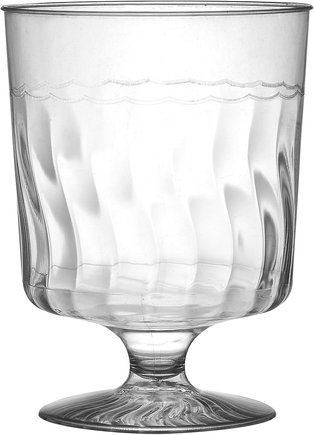 Fineline settings Plastic Wine Glass8 oz. Clear