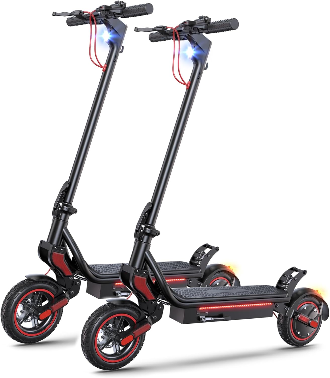 Electric Scooter 750W Powerful Motor for Adults, 22 MPH Top Speed & 25 Mile Range, 9.3" Off-Road Tires, Dual Suspension&Dual Brakes, Foldable Commuting Scooter for Teens(Bunble)