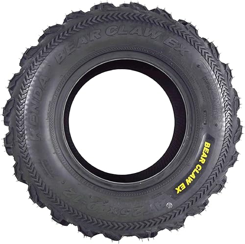 Miniatura 5 de Kenda Bearclaw EX K573-25x10-12 - Neumáticos traseros para vehículos todo terreno (ATV), UTV y lado a lado (SxS), 6 capas, Bear Claw EX 25x10x12