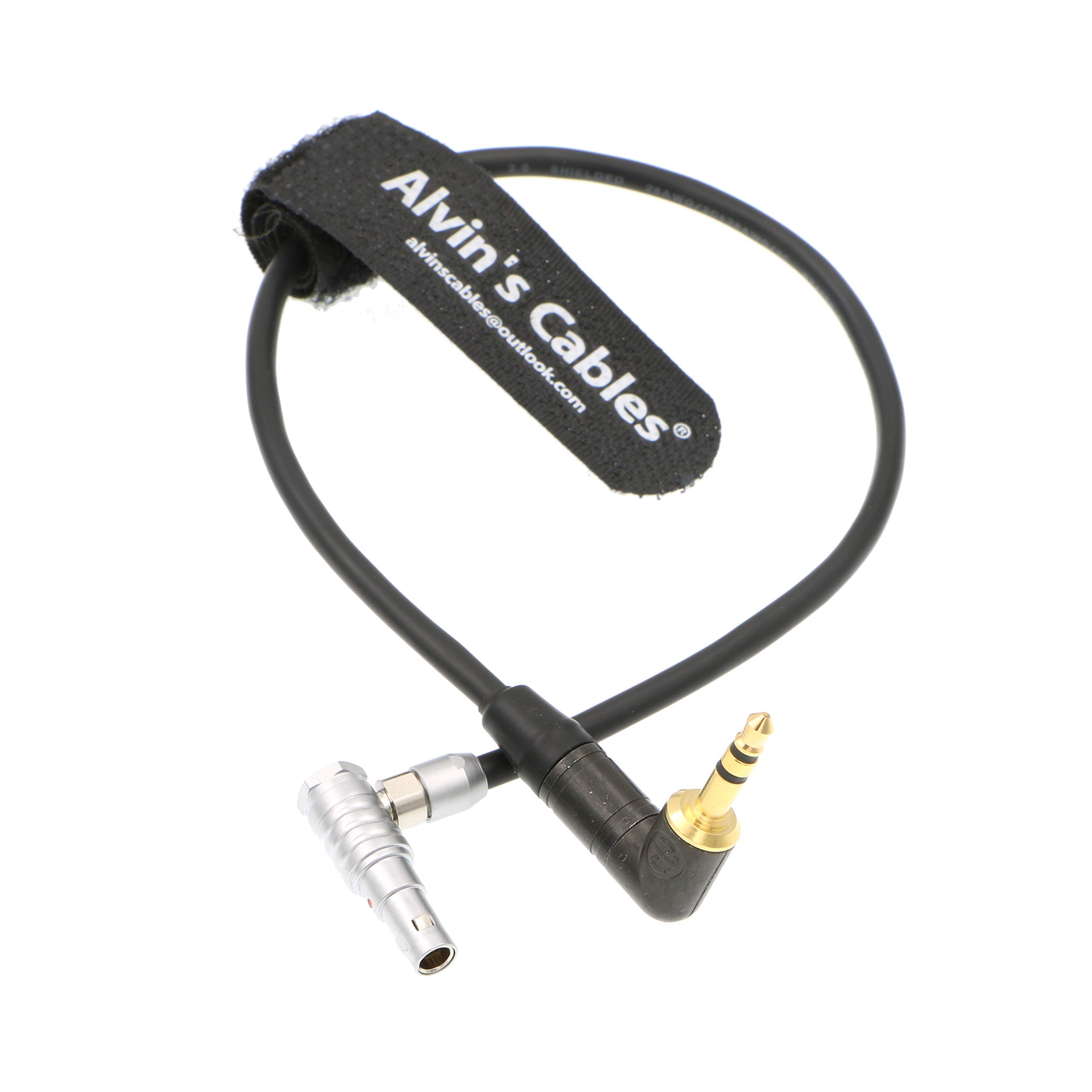 Alvin's Cables 5-pinowy kąt prosty męski do kąta prostego 3,5 mm kabel audio TRS do kamery Z CAM E2