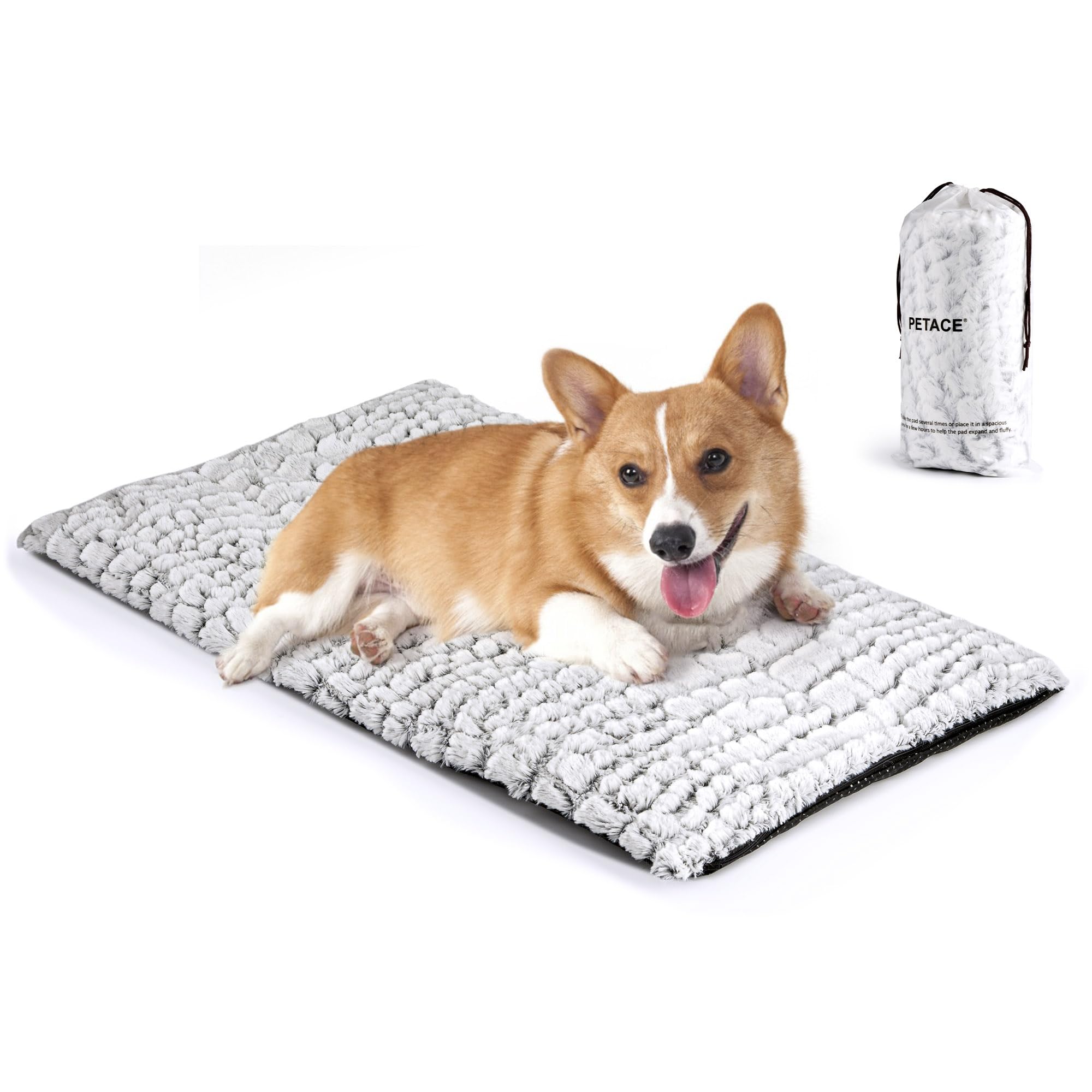 Amazon.com : PETACE Self Warming Cat Bed, 30 x 20 Ultra Soft Cat Dog Pet  Heating Pad for Indoor Outdoor, Non-Slip Heated Dog Mat Thermal Blanket :  Pet Supplies