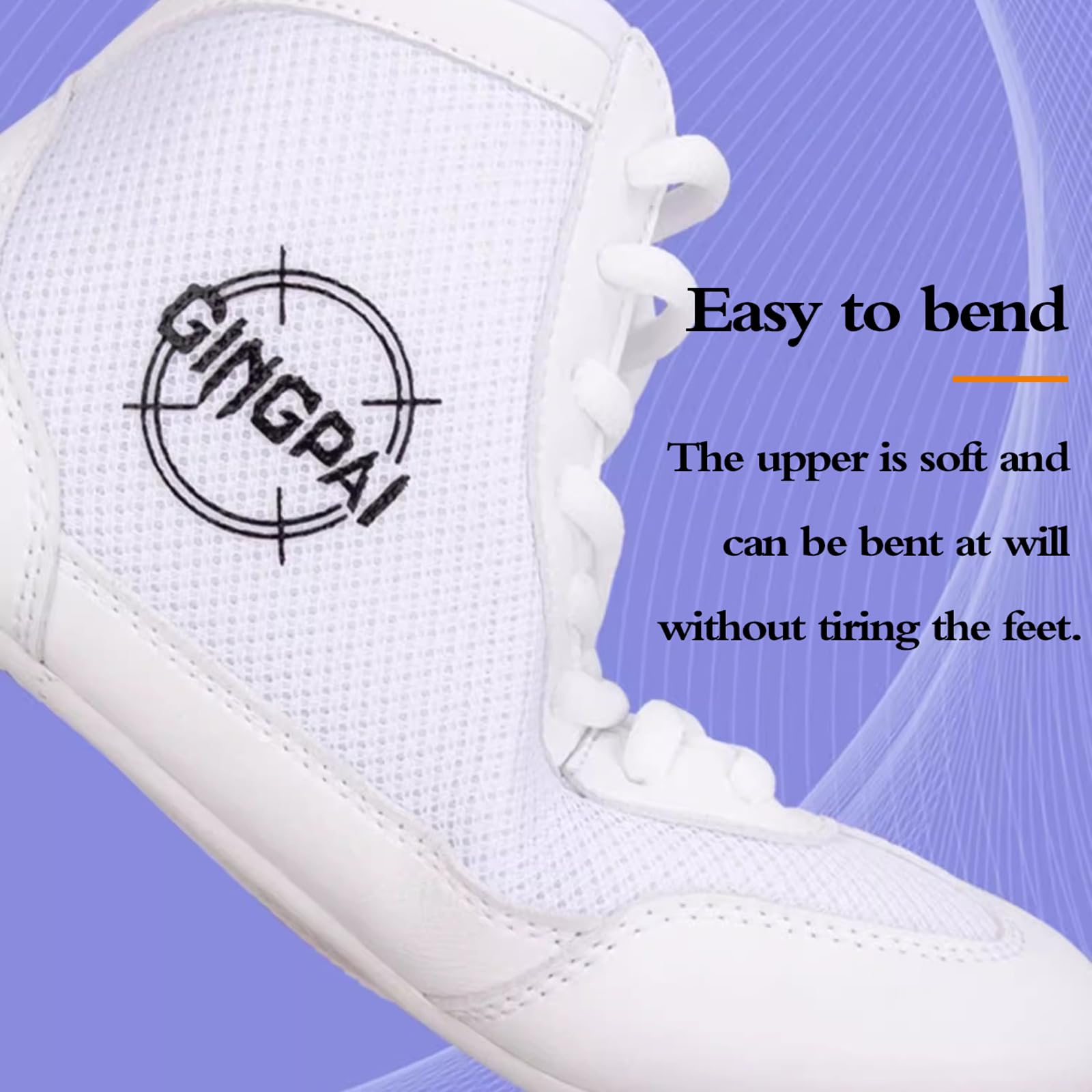 Scarpe da Boxe,Scarpe da Boxe Wrestling per Uomo Donna,Boxe Scarpe da Allenamento,Scarpe da Sollevamento Pesi per Bodybuilding,Antiscivolo,per MMA,Wrestling,Boxe,Powerlifting,Palestra