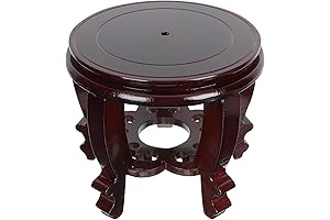 Serene Oriental Vase Stand