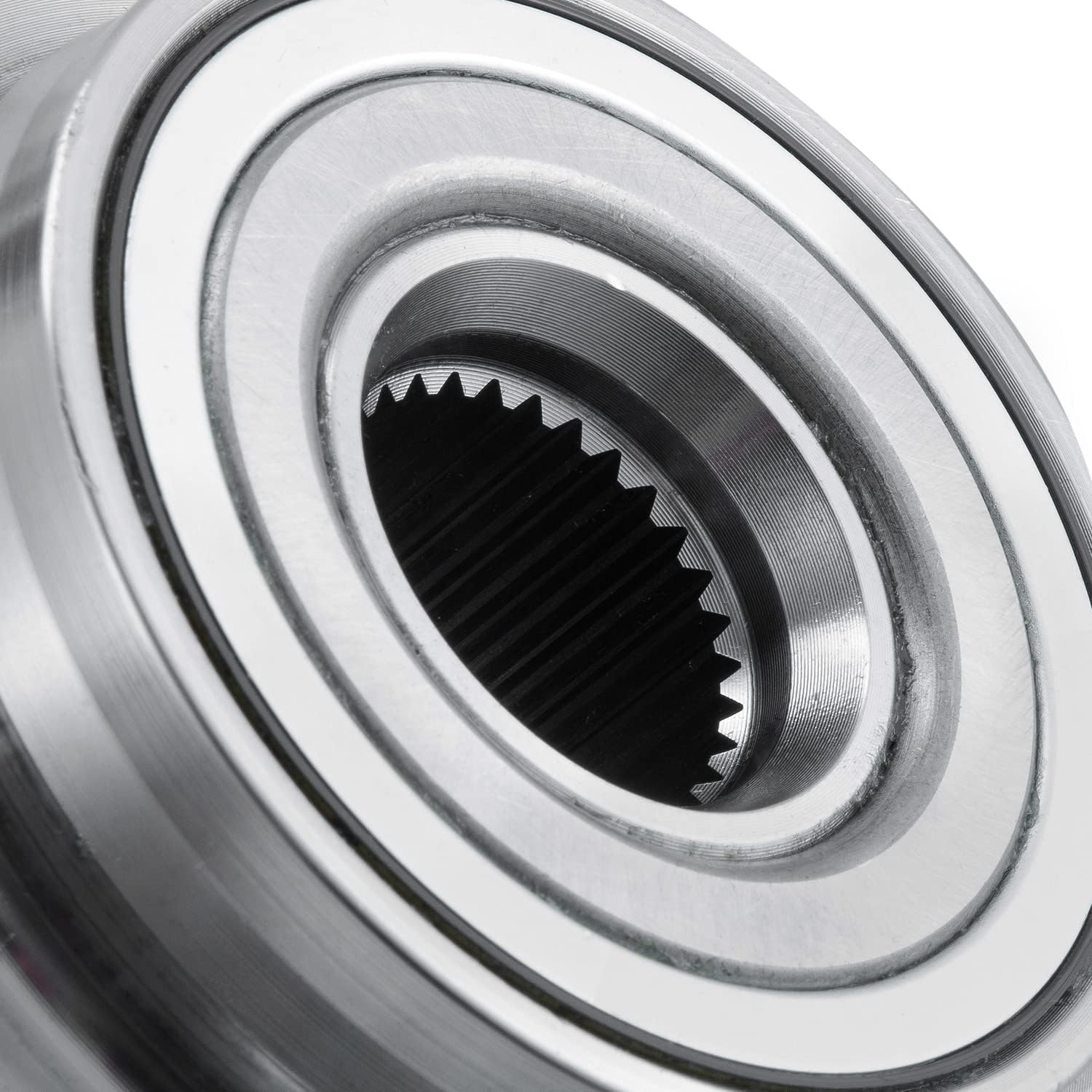 OE# 515008 4WD Front Wheel Bearing Hub Assembly Replacement for 1997-2004 Dodge Dakota Durango 6 Lugs w/ABS Pack of 2