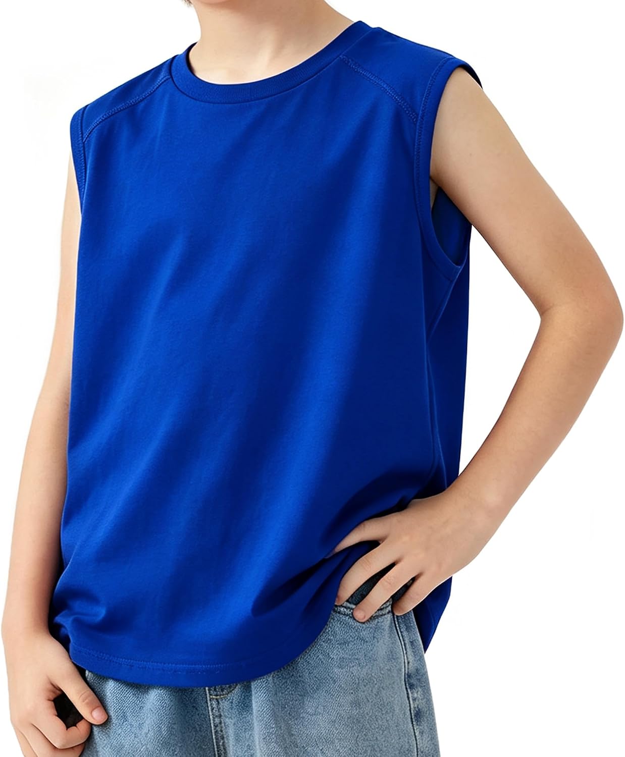 Magic Park 2-14Y Boys Tank Top Cotton Loose Shirt Kids Undershirt