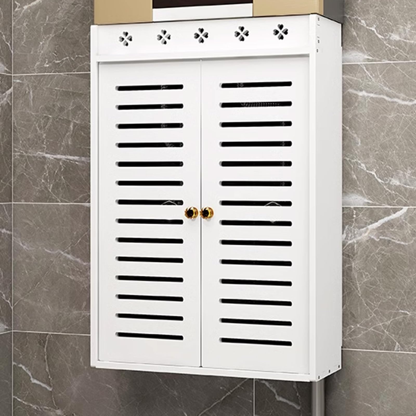 Cache-radiateur moderne avec étagère supérieure, armoire chauffante pour radiateur à vapeur