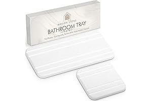 Bathroom Tray with Bonus Vanity Tray: Multipurpose Countertop Tray for Bathroom and Kitchen