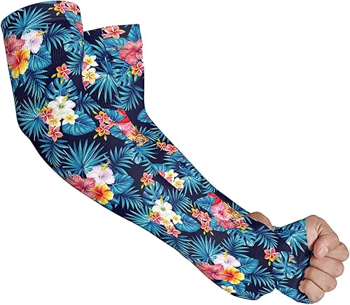 Miniatura 5 de Mangas de jardinería para mujeres y hombres, mangas de jardinería con agujero para el pulgar, mangas de protección solar