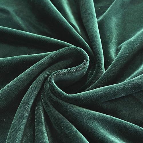 Miniatura 2 de Funda elástica para sofá, funda de felpa de terciopelo antideslizante, funda protectora de sofá seccional, color café (diván 92-118 pulgadas) +