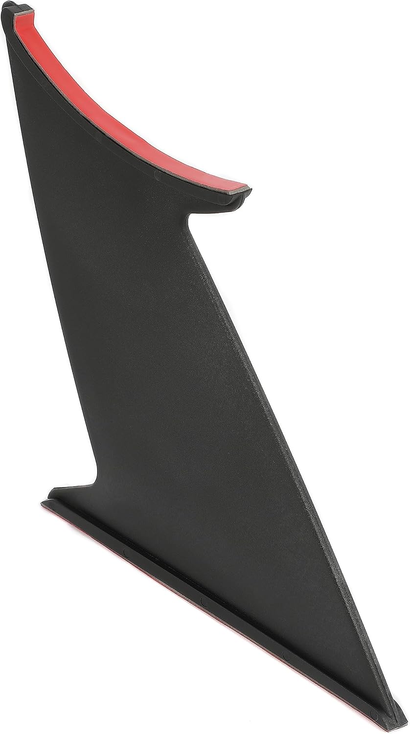 HECASA 3PCS Spoiler Wing Stabilizer Compatible with 2015-2021 Subaru WRX STI Sedan Rear Upper Trunk Spoiler Wing Stiffi Support Rally Nylon