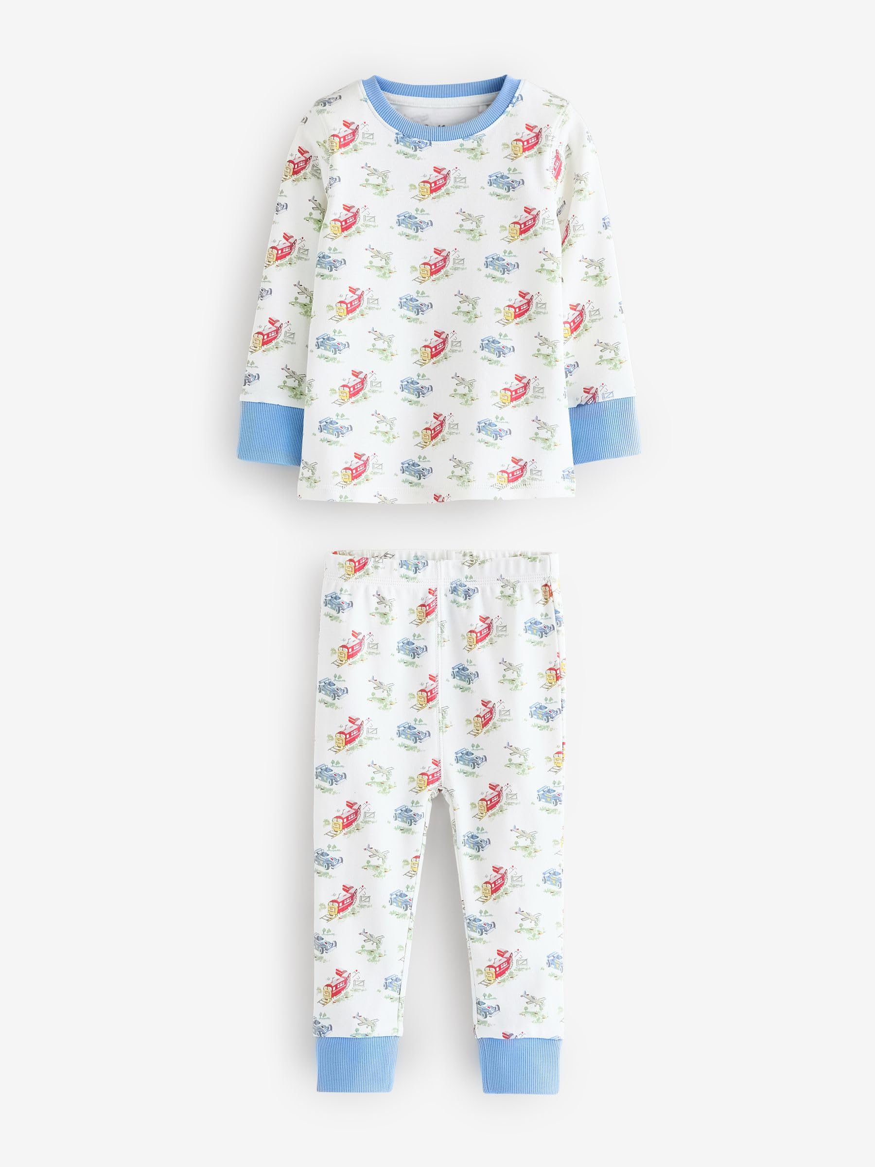NEXT Jungen Snuggle Schlafanzüge, 3er-Pack