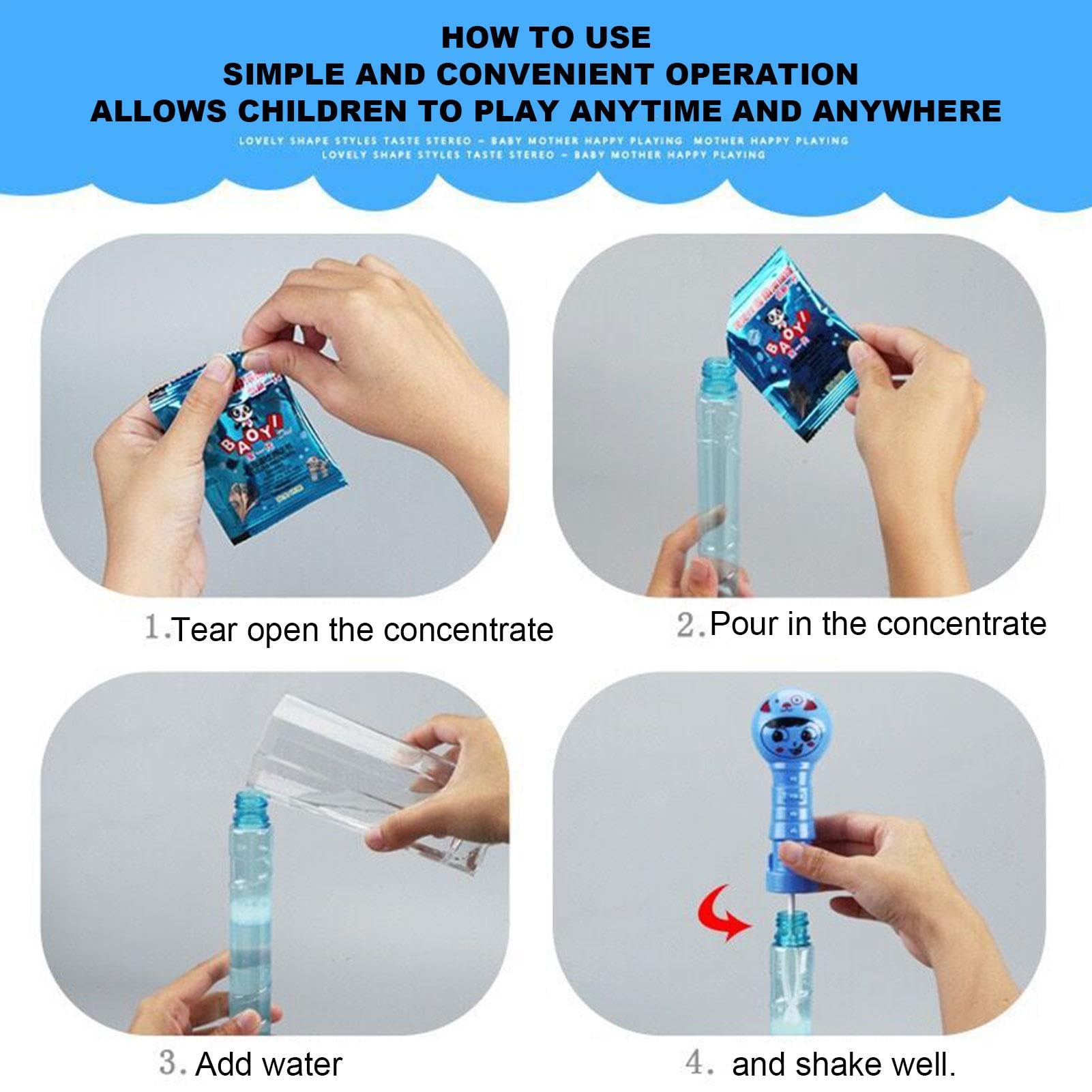 Solution pour machine à bulles, solution concentrée à bulles, Concentré de recharge de solution à bulles, Liquides à bulles portables de 10 ml pour les activités de plein air des , machine à à bulles,
