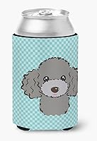 Vista 258 de Caroline's Treasures BB1293LITERK Tablero de ajedrez verde lima Weimaraner Botella de vino Hugger Funda Enfriadora Abrazador Lavable a Máquina