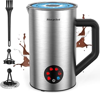 Morpilot Electric Milk Frother Stainless Steel Milk Frother