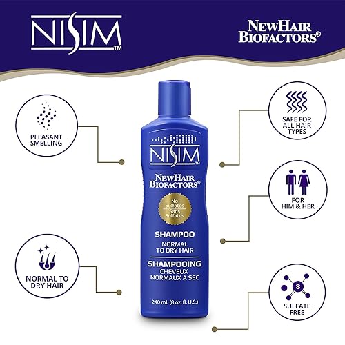 Miniatura 4 de Nisim Champú de limpieza profunda normal a seco (paquete de 3 - 8 oz)