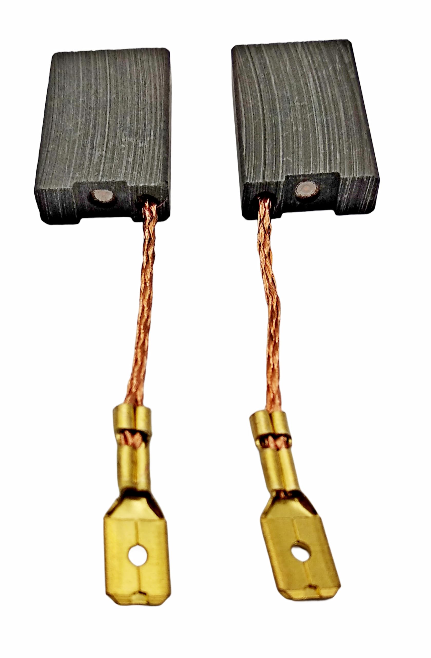 Lot de balais de charbon pour Metabo W22-230MVT, W24-180, WX24-180, W24-180, W24-230, WX24-230 Quick 6 x 16 x 27