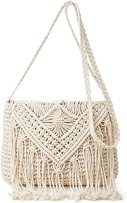 Crossbody Bag for Women Cute Hobo Bag Satchel Bag Summer Bag Knit Bag Beach Bag Purse Tote Handbags for Women 2023