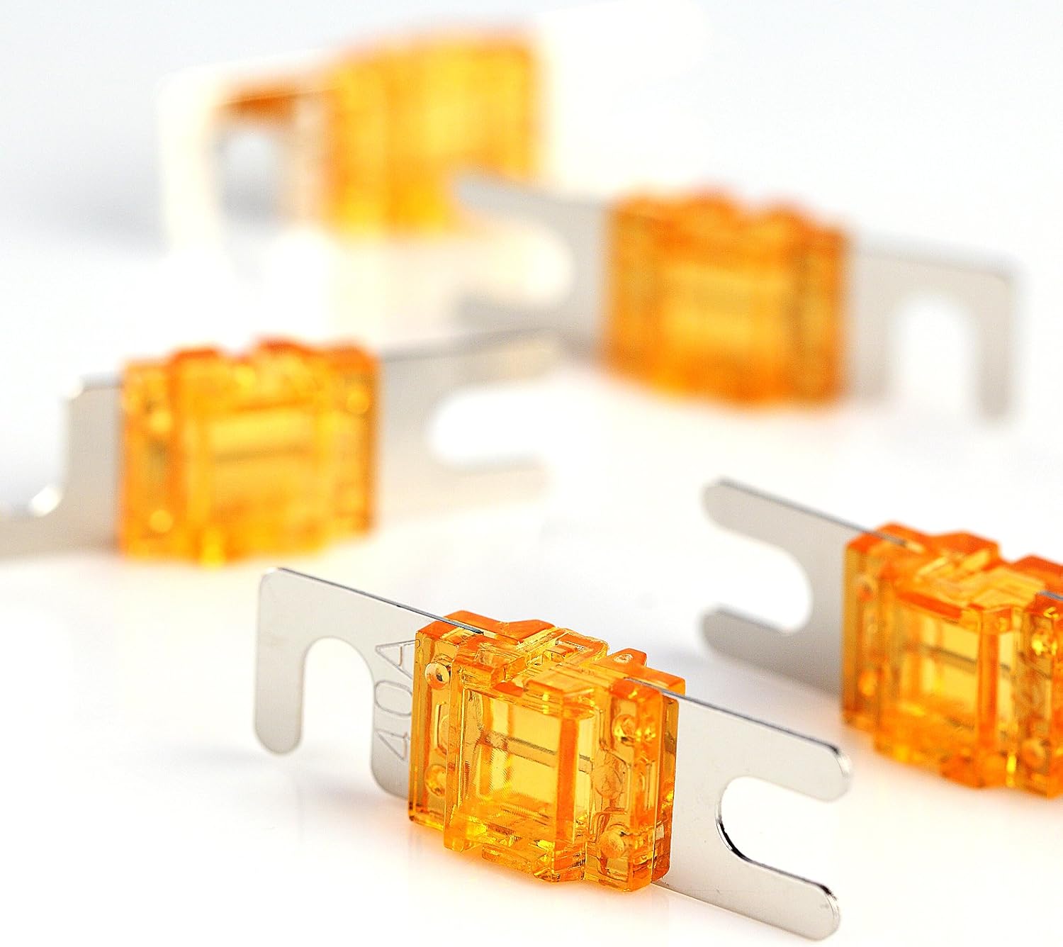 5 PACK 40 AMP MINI ANL FUSE FUSES NICKEL PLATED AFS