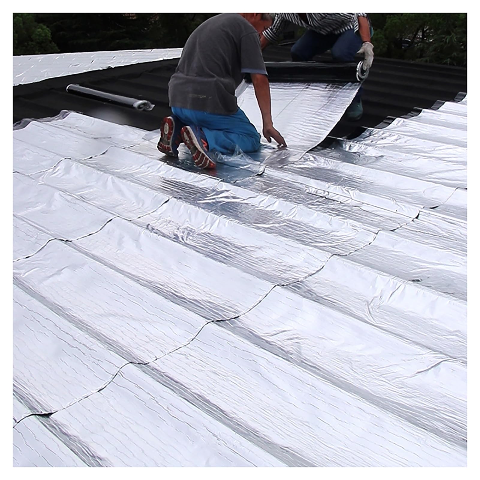 Feutre de toiture auto-adhesif en aluminium pour abri de jardin et toit