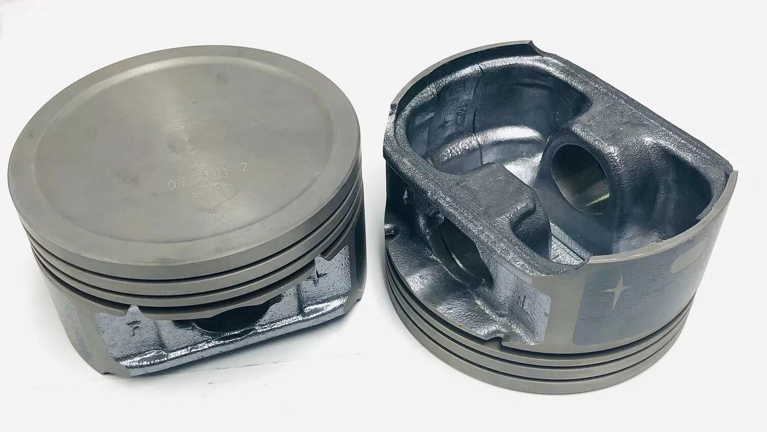 Set of 8 pistons and rings kit compatible with 2003-09 Chevy GM 6.0L (364) V8 OHV 16 LQ4 L76 LYC. Click on over size needed before placing in Cart!! (STD 4.00" Bore diameter)