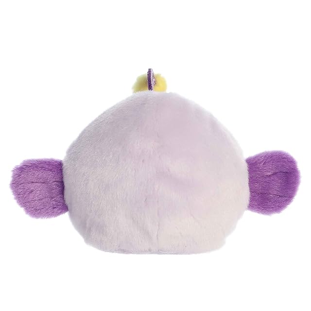 Foto 5 de 6 de Aurora Palm Pals - Adorable peluche de pez pescador Blinky de 6.5 pulgadas