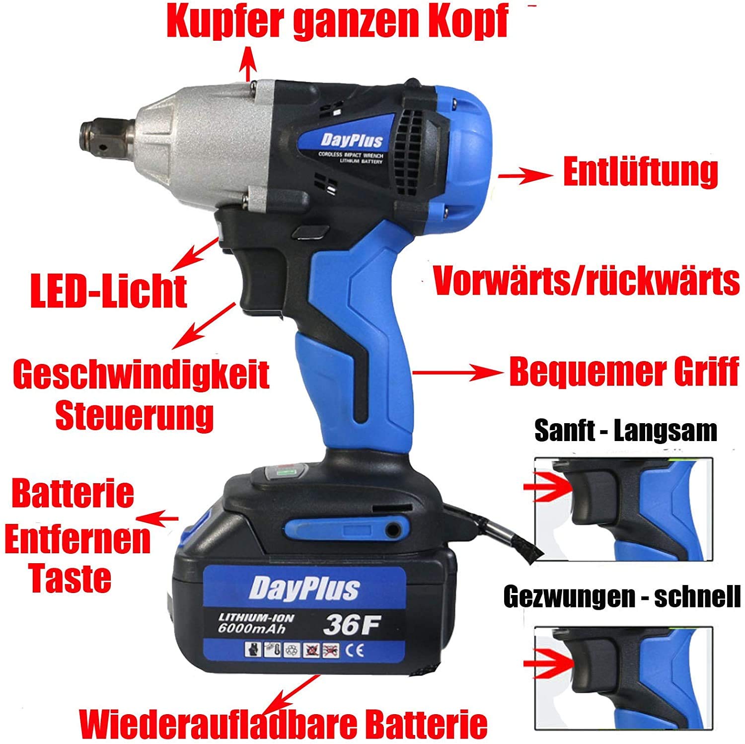 Avvitatore ad impulso elettrico senza spazzole, riparazione auto dado pistola 420 N.M cacciavite avvitatore a percussione ad alta coppia
