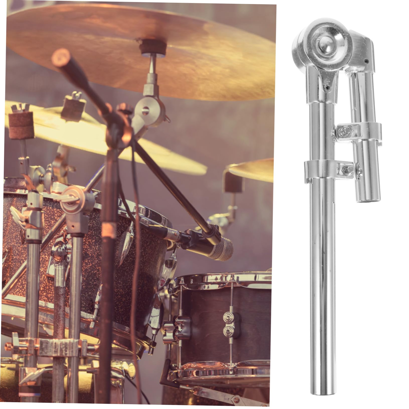 Toyvian Soporte para Colgar el Tambo Soporte de Batería Accesorio de Instrumento de Percusión Metal para Escenario de Interpretación