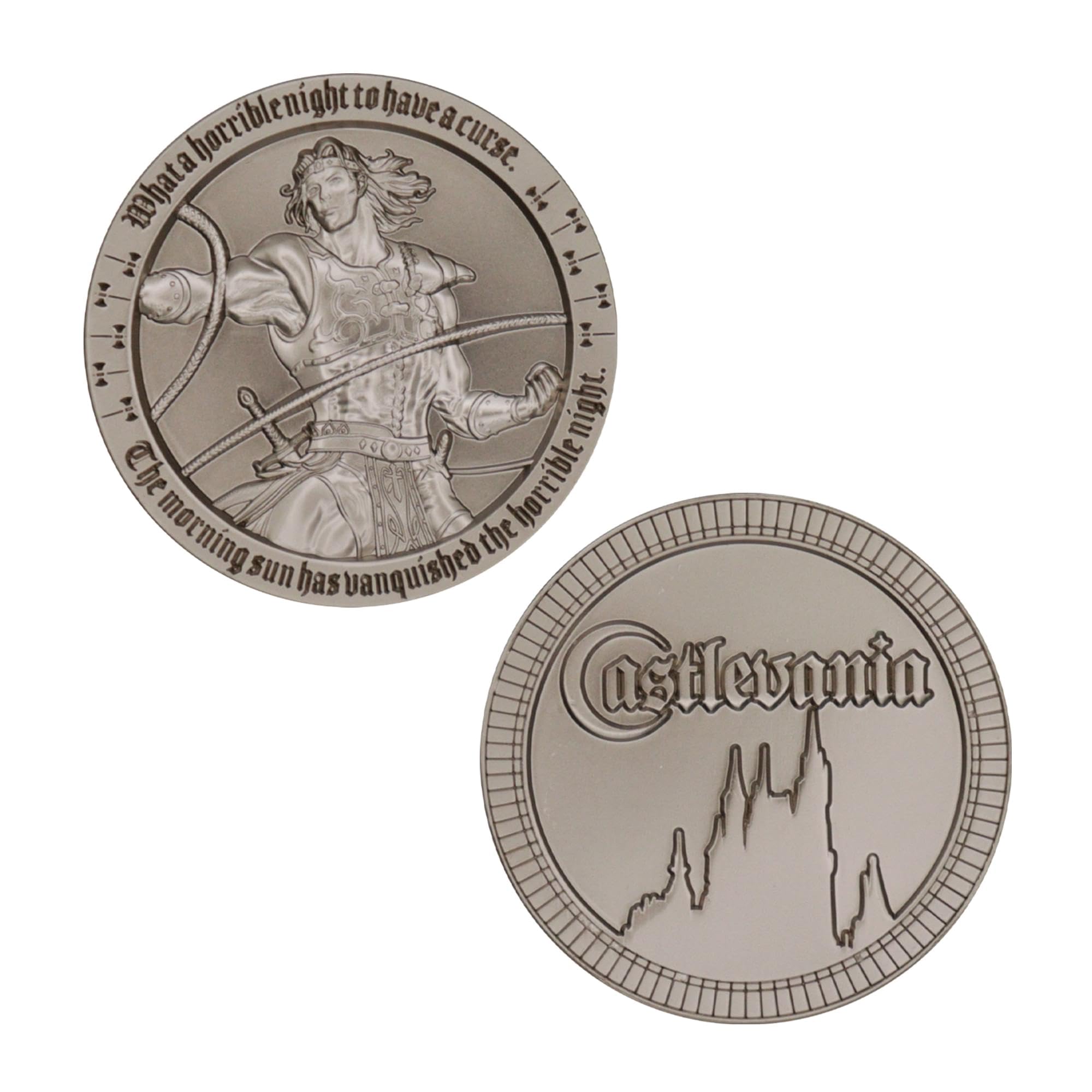 Pièce de collection Castlevania Simon Belmont Limited Edition - 38 mm - Produit sous licence officielle numérotée