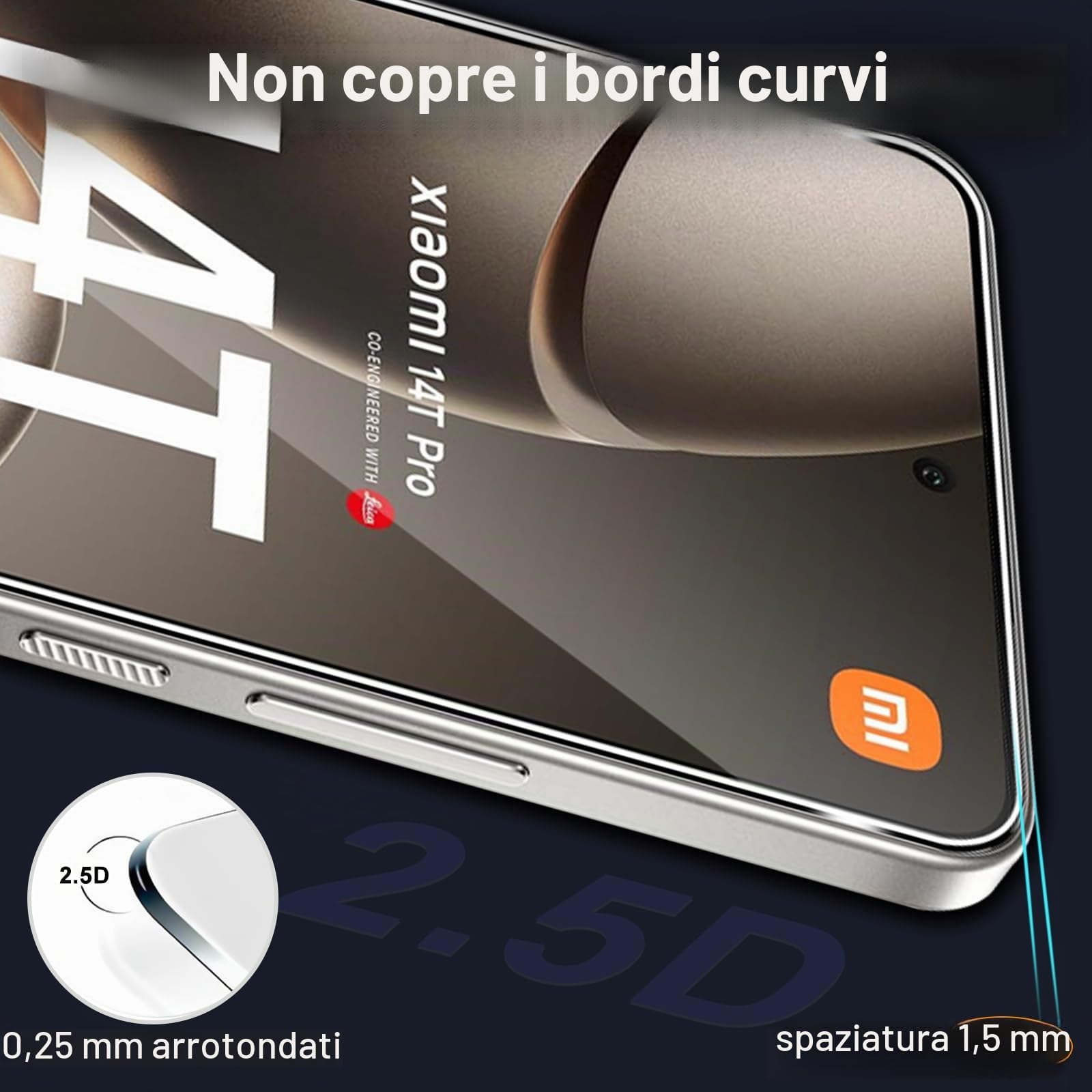 Aiziki [2 Pezzi Vetro Temperato per Redmi Note 15 Pro+ 5G, HD Chiaro, Anti Graffio, Anti-Impronte, Durezza 9H Pellicola Protettiva a Copertura Totale con Redmi Note 15 Pro+ 5G Aiziki [2 Pezzi Vetro Temperato per Redmi Note 15 Pro+ 5G, HD Chiaro, Anti Graffio, Anti-Impronte, Durezza 9H Pellicola Protettiva a Copertura Totale con Redmi Note 15 Pro+ 5G