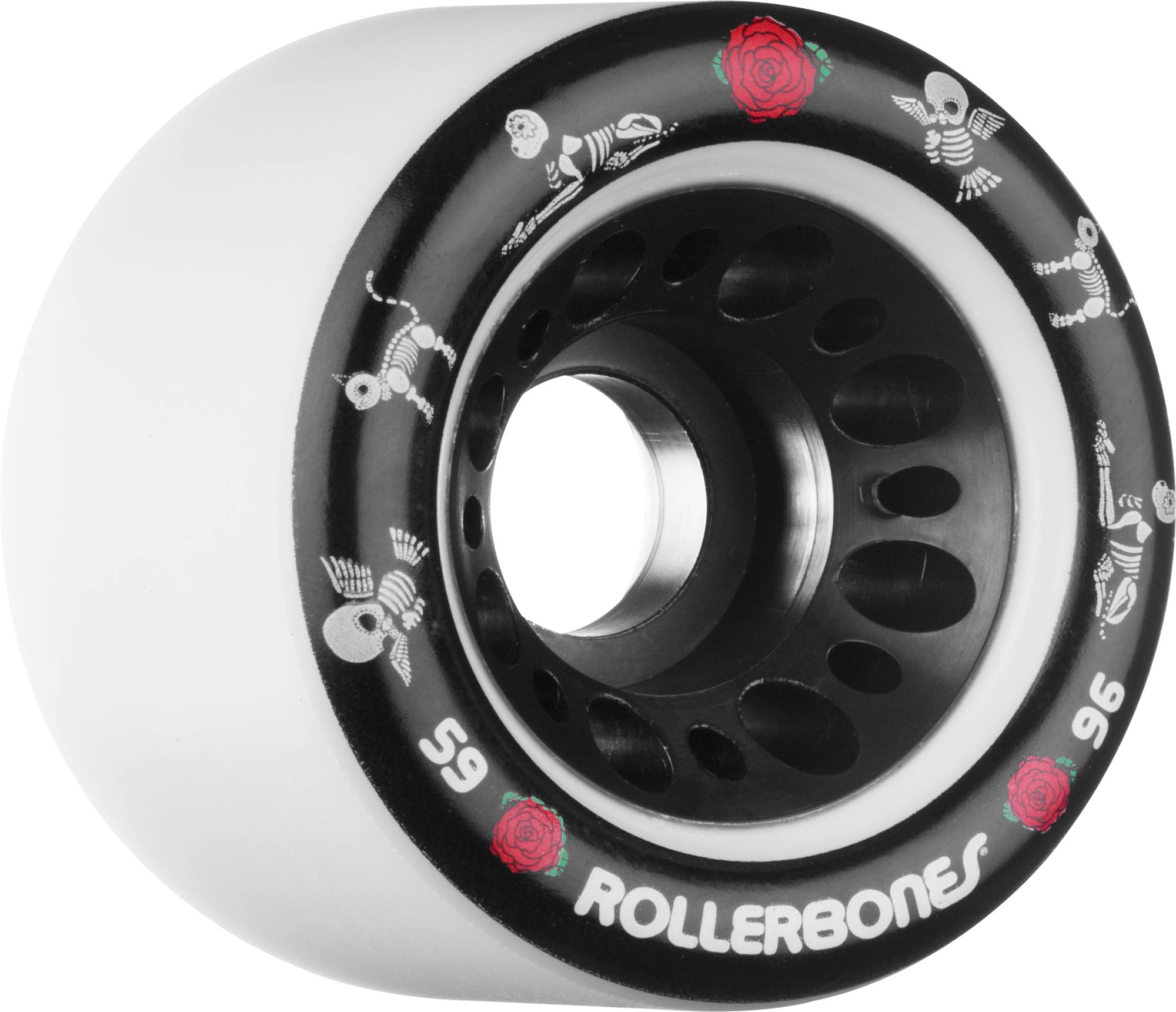 RollerbonesDay of The Dead Pet Series 59mm Speed/Derby Roller Skate Wheels (4 Packs)