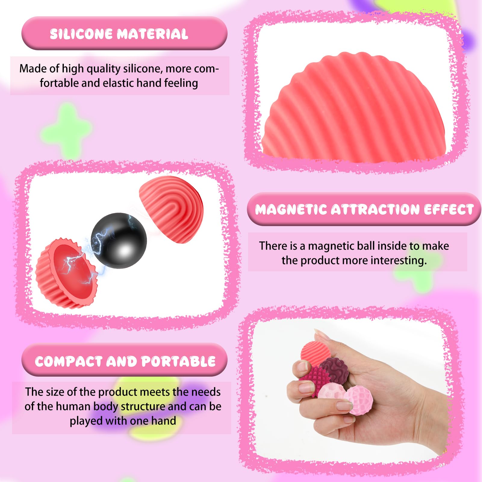 Magnetyczne kulki fidget