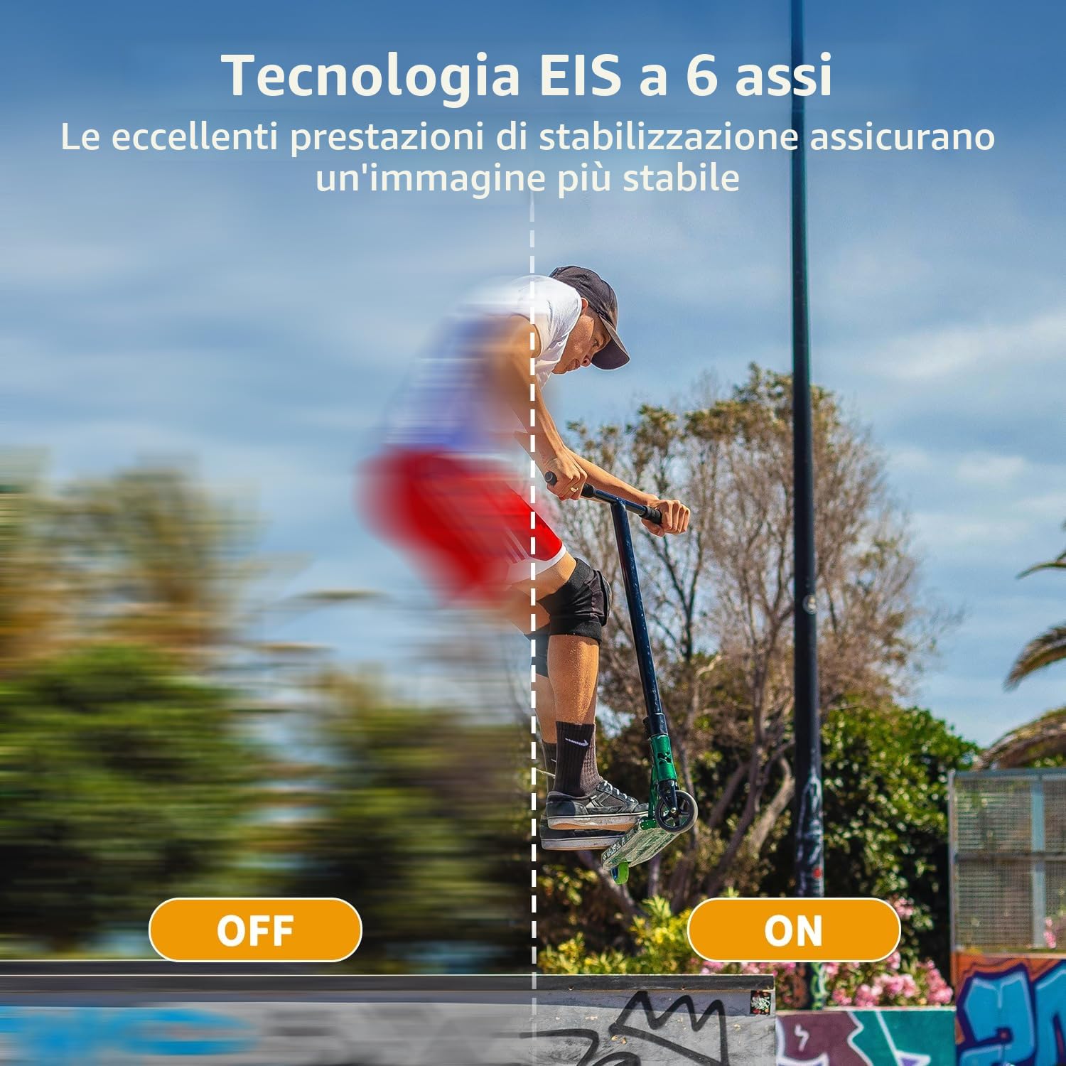 Apexcam M90 Action Cam 4K60FPS 64MP Con 64GB Scheda WIFI EIS Sport Camera Touchscreen Fotocamera subacquea 40m Impermeabile 8X Zoom 2,4G Telecomando 2x1350 mAh Batterie Set di Accessori
