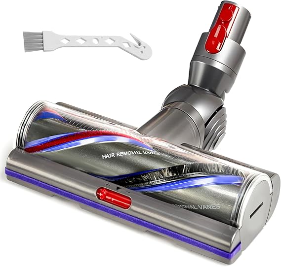 Lemige High Torque Brush Head Replacement Vacuum Attachment for Dyson V11 V15 V10 V8 V7 SV10 SV11 SV12 SV14 SV15 SV22 SV25, Upgrade Vacuum Cleaner Head for Dyson Parts & Accessories No. 970100-04 & 05