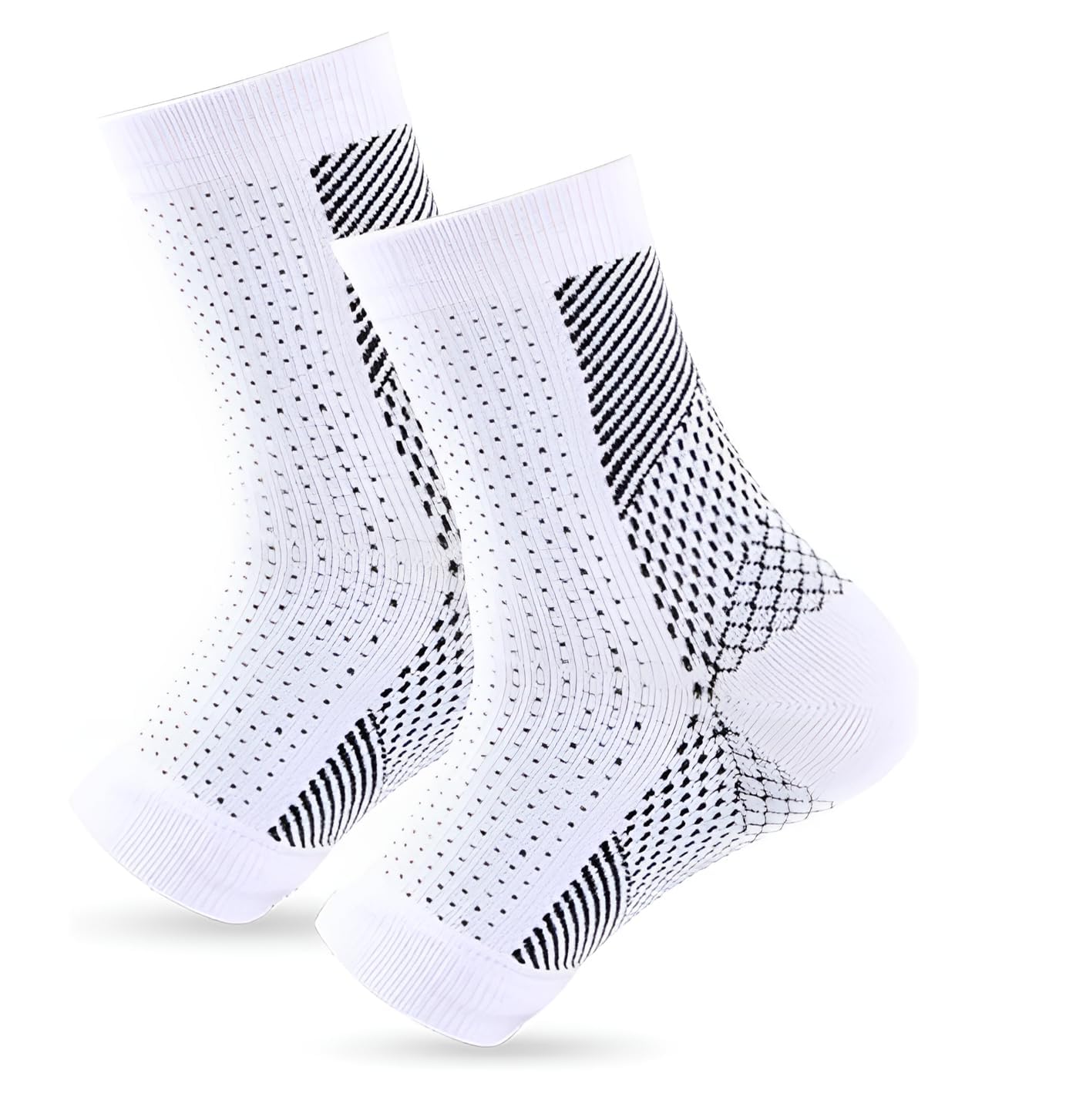 Alpha care Orthopedic Neuro Socks - Pain Relief Bamboo Anti-Fatigue Foot Sleeves and smooth feet White colour Pair For Sports,Exercise, Running, Cycling, Foot Support For Men And Women (B0D739P8TW) Amazon Price History, Amazon Price Tracker