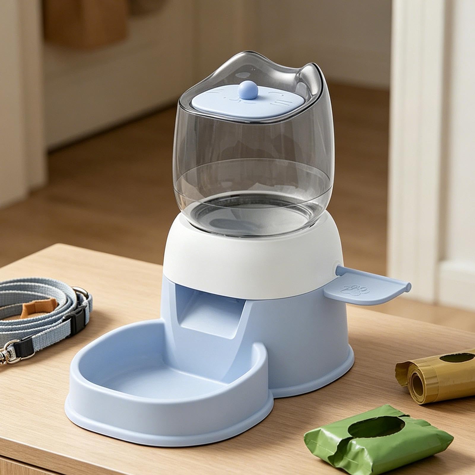 Mangiatoie Automatiche Gatti 2 L, Attivazione a Pedale, Grande Capacità | Dispenser di Cibo Autoalimentante Gatti per Taglie Piccole, Medie e Grandi, Alimentazione, , Calma e Addestramento