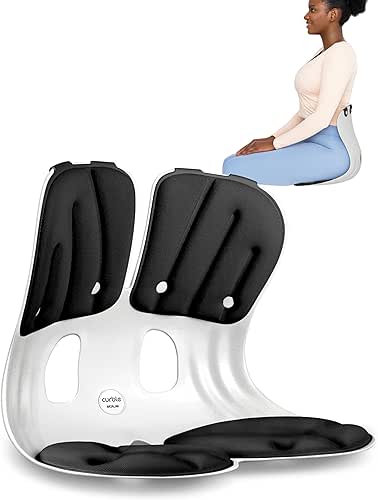 Curble GRAND(Extra Wide & Sturdy) – Ergonomic Chair Back Support,