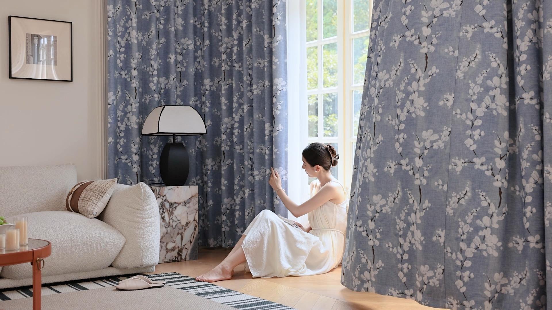 Amazon.com: FMFUNCTEX 100% Blackout Floral Curtains for Bedroom