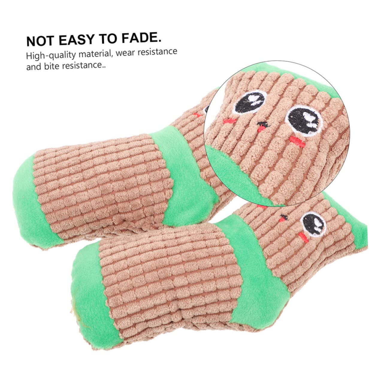 POPETPOP 6 Pares Juguete Masticadores Agresivos Calcetines para Gatos Dibujos Animados De Peluche Perro Calcetines para Mascotas Felpa