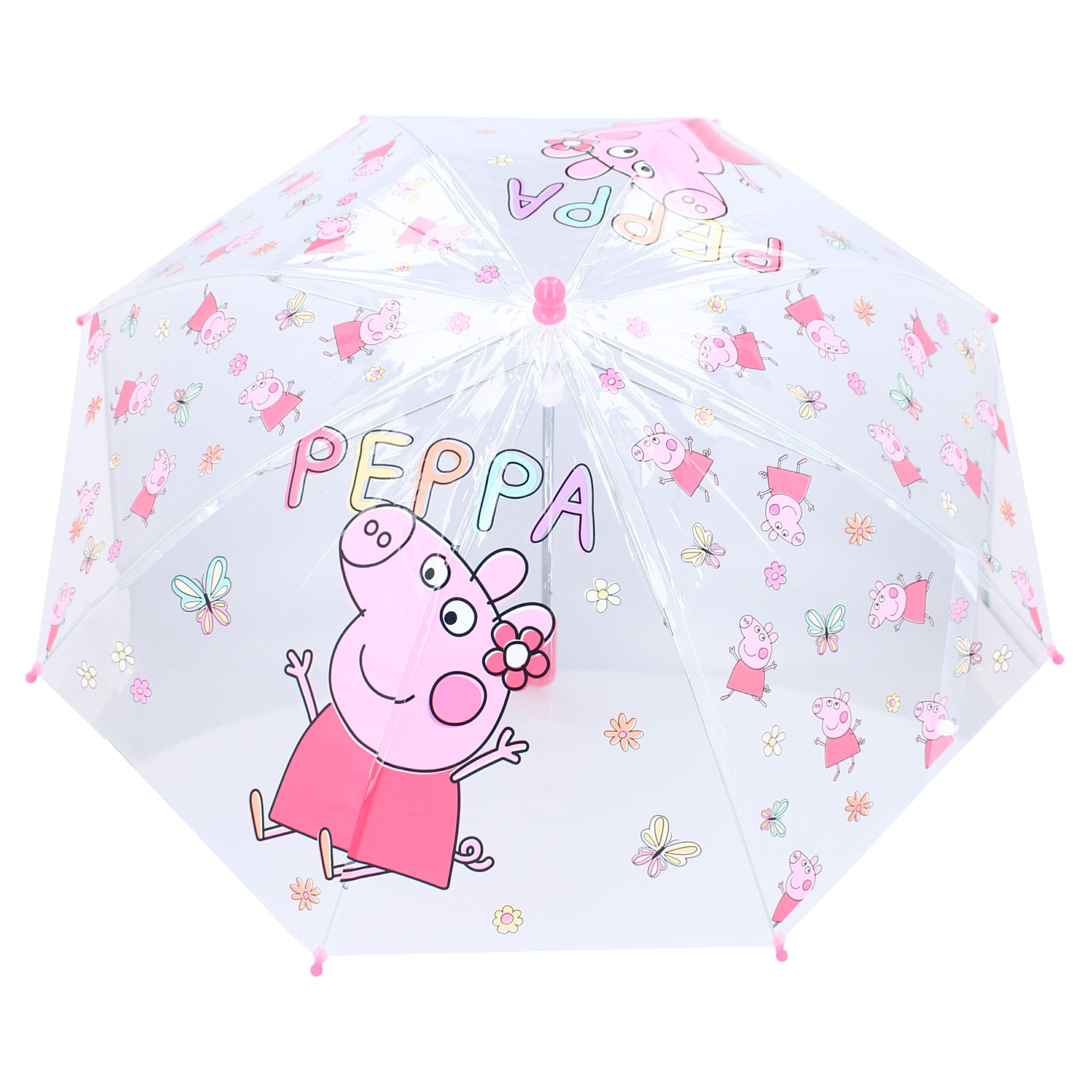 Vadobag Transparent Peppa Pig Children's Umbrella Manual,