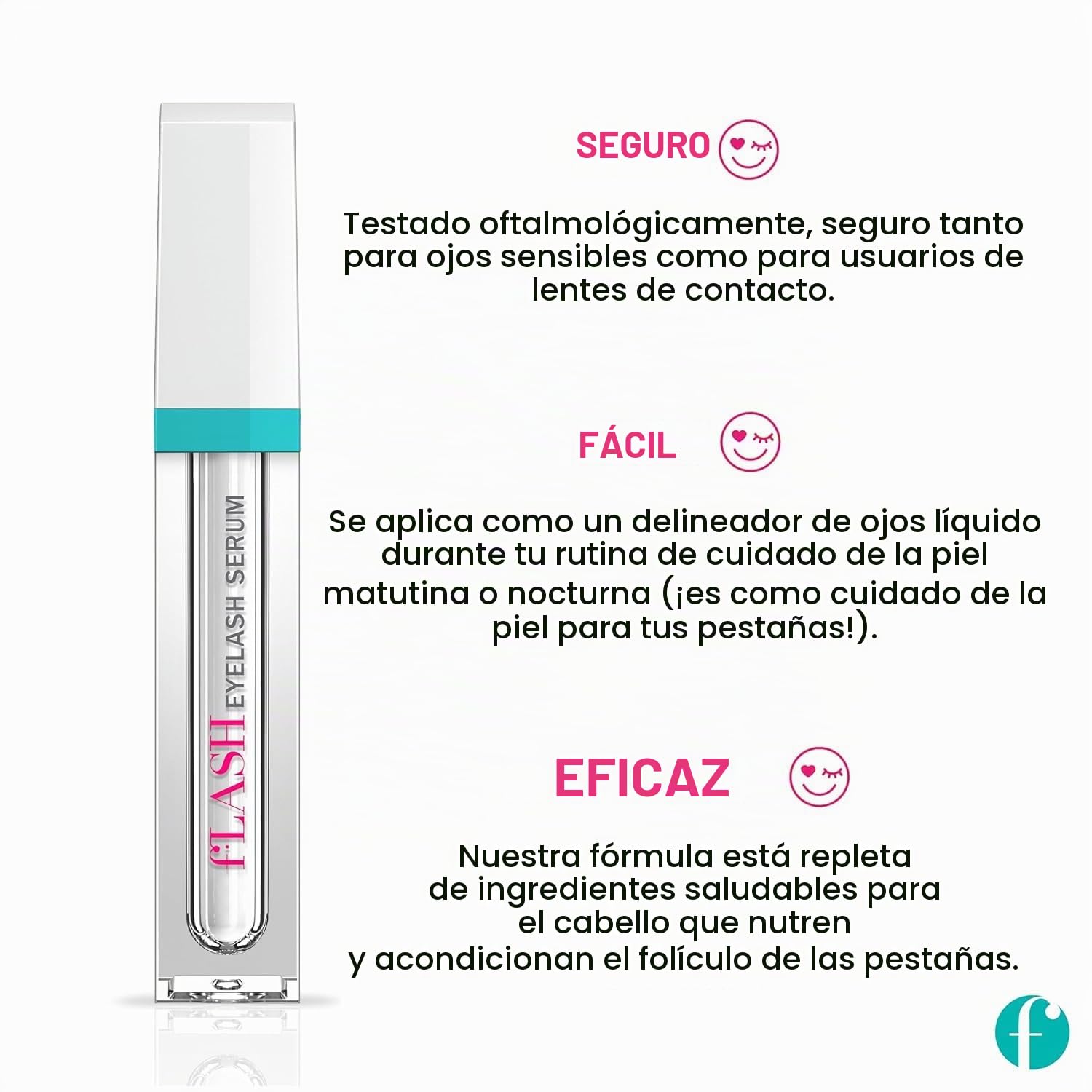 fLASH Suero para pestañas y cejas 2ml.
