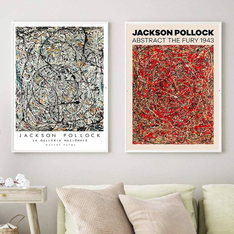 ジャクソン・ポロック 抽象絵画ウォールアート Amazon.co.jp: Jackson Pollockジャクソン・ポロック画家の作品