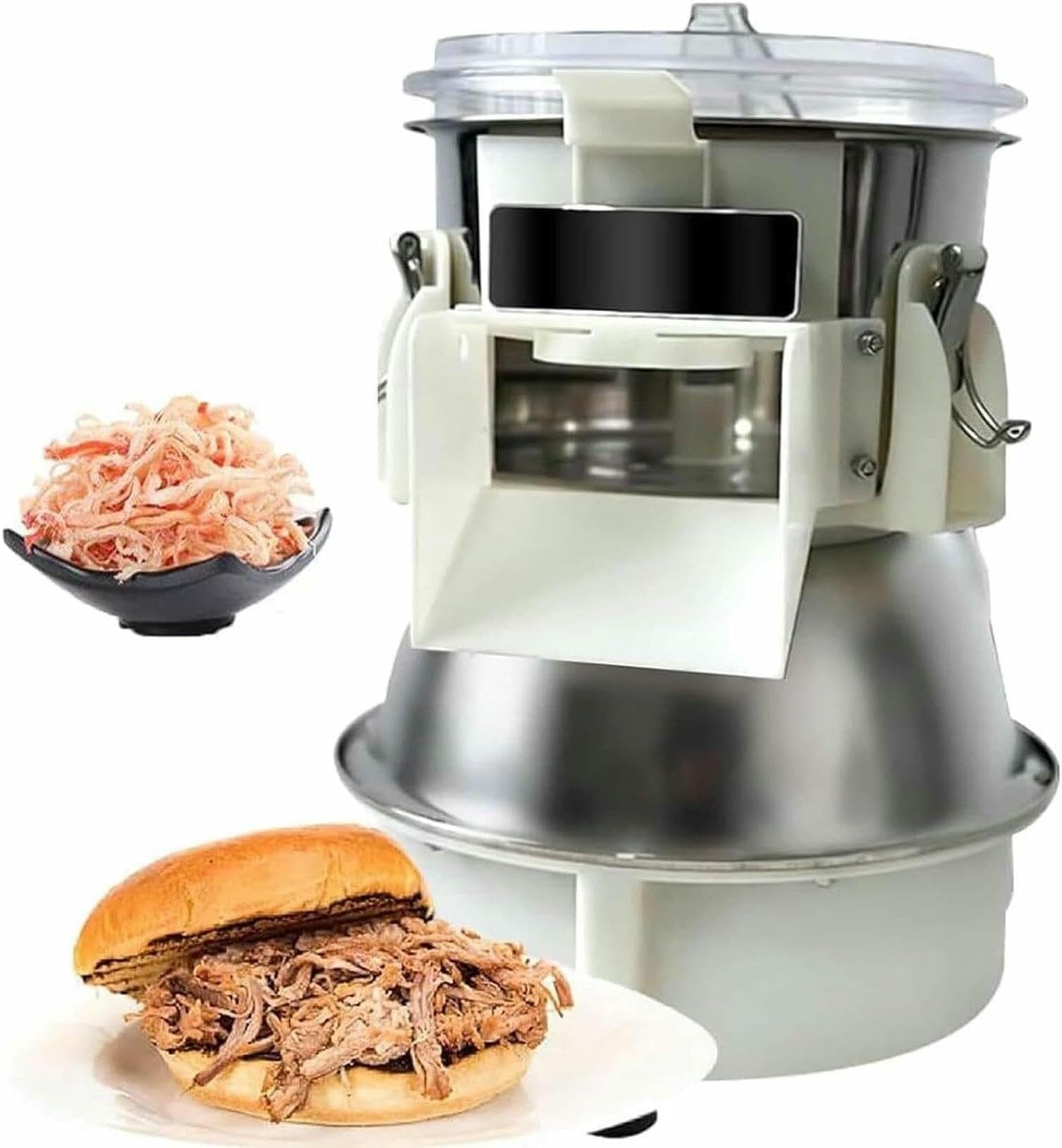 Déchiqueteur de poitrine de poulet électrique et machine à fil de porc 180W pour restaurant